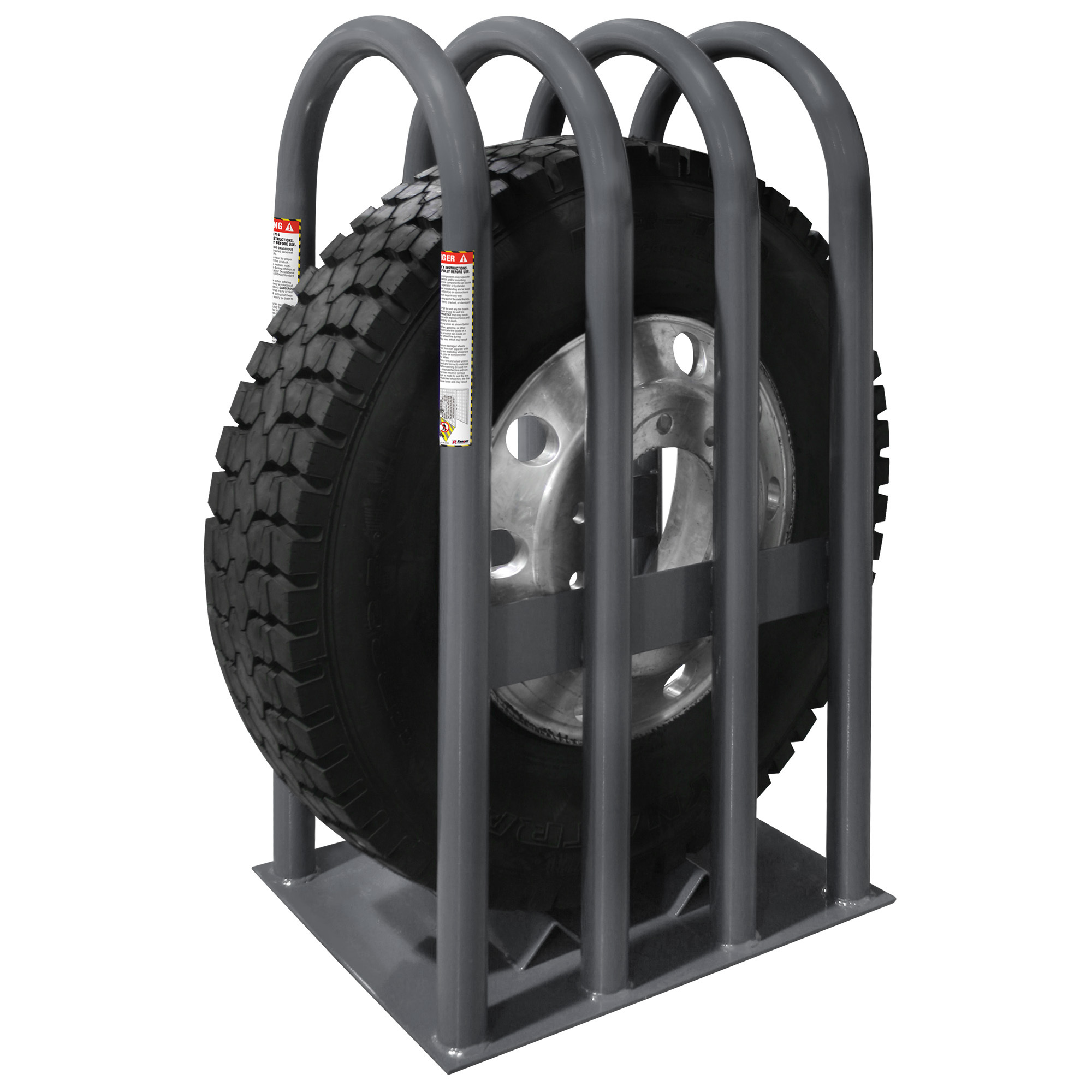 Ranger 4-Bar Tire Inflation Cage — 49.5in. Height, 21in. Width, 47in. Max Diameter, 16in. Max Width, Model# RIC-4716